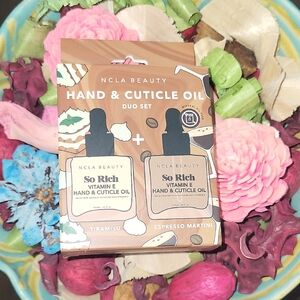 NCLA Beauty So Rich Vitamin E Hand & Cuticle Oil Duo – Tiramisu Espresso Martini